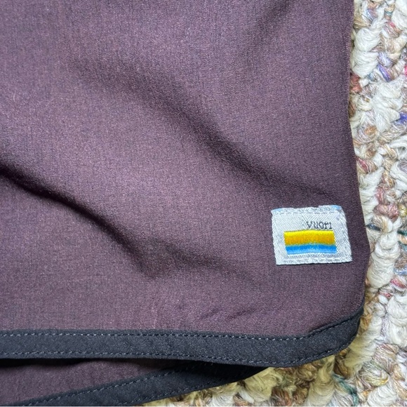 Vuori Banks Athletic Shorts 7" Men's Size XXL Dark Maroon Athletic Workout Gym - Picture 4 of 11